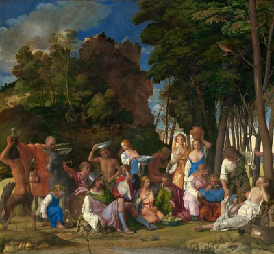 The Feast of the Gods by Giovanni Bellini